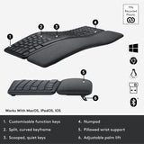 Logitech Ergo K860 Wireless Ergonomic Keyboard - Split Keyboard, Wrist