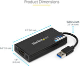 StarTech.com USB 3.0 to HDMI Adapter - 4K 30Hz Ultra HD - DisplayLink