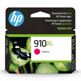 Original HP 910XL Magenta High-Yield Ink Cartridge, Works with HP Off