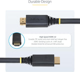 StarTech 30FT (9.1M) Active HIGH Speed HDMI Cable, 4K 60HZ/1440P 144HZ, HDR10/HDCP 2.2/ARC, 18GBPS, UHD HDMI 2.0 Cord for TV/Monitor, TPE Jacket