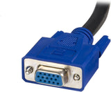 StarTech.com 2-in-1 USB KVM Cable - Keyboard/Video/Mouse/USB Cable - H