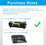 LCL Compatible Toner Cartridge for Lexmark 51B1H00 (1-Pack, Black) for