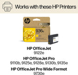 Cartouche d'encre jaune originale HP 936e EvoMore XL jaune
