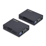 Kit d'extension Ethernet VDSL2 StarTech sur un SEUL CÂBLE À PAIRE, portée LONGUE jusqu'à 1 km (0,6 mi), répéteur LAN sur RJ11/CAT5E/CAT6, jusqu'à 300 Mb/s