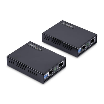 Kit d'extension Ethernet VDSL2 StarTech sur un SEUL CÂBLE À PAIRE, portée LONGUE jusqu'à 1 km (0,6 mi), répéteur LAN sur RJ11/CAT5E/CAT6, jusqu'à 300 Mb/s