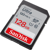 SanDisk 128GB Ultra SDXC UHS-I Memory Card - Up to 140MB/s, C10, U1, F
