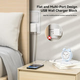 4PORT USB Travel Wall Charger 34W/6.8A 110V/220V White