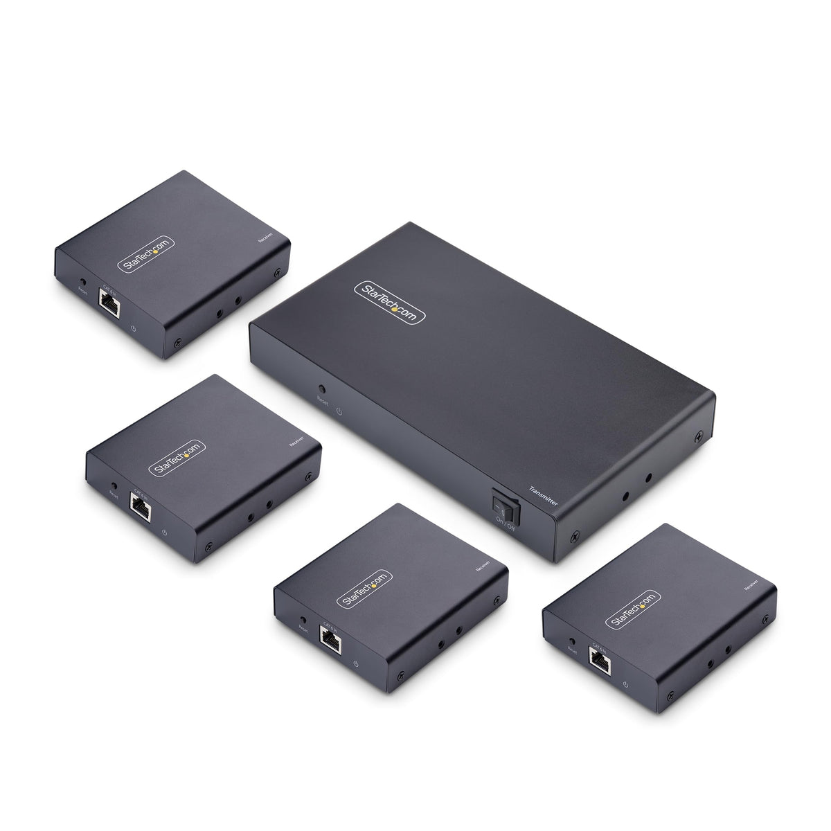 StarTech.com 4-Port HDMI Extender and Splitter Over CAT6, 4K 60Hz, Up
