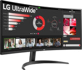 Écran LG UltraWide (34WR50QK) - 34 pouces incurvé 21:9 UltraWide™ QHD (