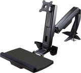 StarTech.com Sit Stand Monitor Arm - Desk Mount Adjustable Sit-Stand W