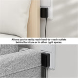 4PORT USB Travel Wall Charger 34W / 6.8A 110V/220V Black