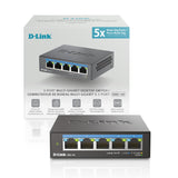 D-Link 5-Port 2.5GB Unmanaged Gaming Switch with 5 x 2.5G - Multi-Gig