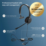 Micro-casque USB Jabra Evolve 20 Mono MS
