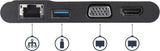 USB C to VGA HDMI MultiPort Adapter, USB C Hub (4 in 1), with 4K HDMI