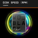 Disque dur interne Western Digital 10 To WD_Black Performance - 72
