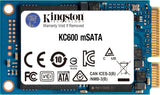 Kingston KC600 SSD 1024 Go SATA3 mSATA - SKC600MS/1024G 1024 Go mSATA D