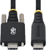 StarTech 6.6ft USB-C Charging Cable, 240W PD EPR, Side Locking