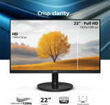 Philips 221V8LB3 22'' Class Thin Full HD Monitor (1920 x 1080), 120Hz