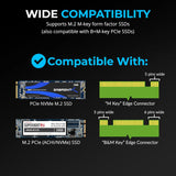 Carte additionnelle (AIC) SABRENT M.2 NVMe SSD vers PCIe x16 sans outil avec alum