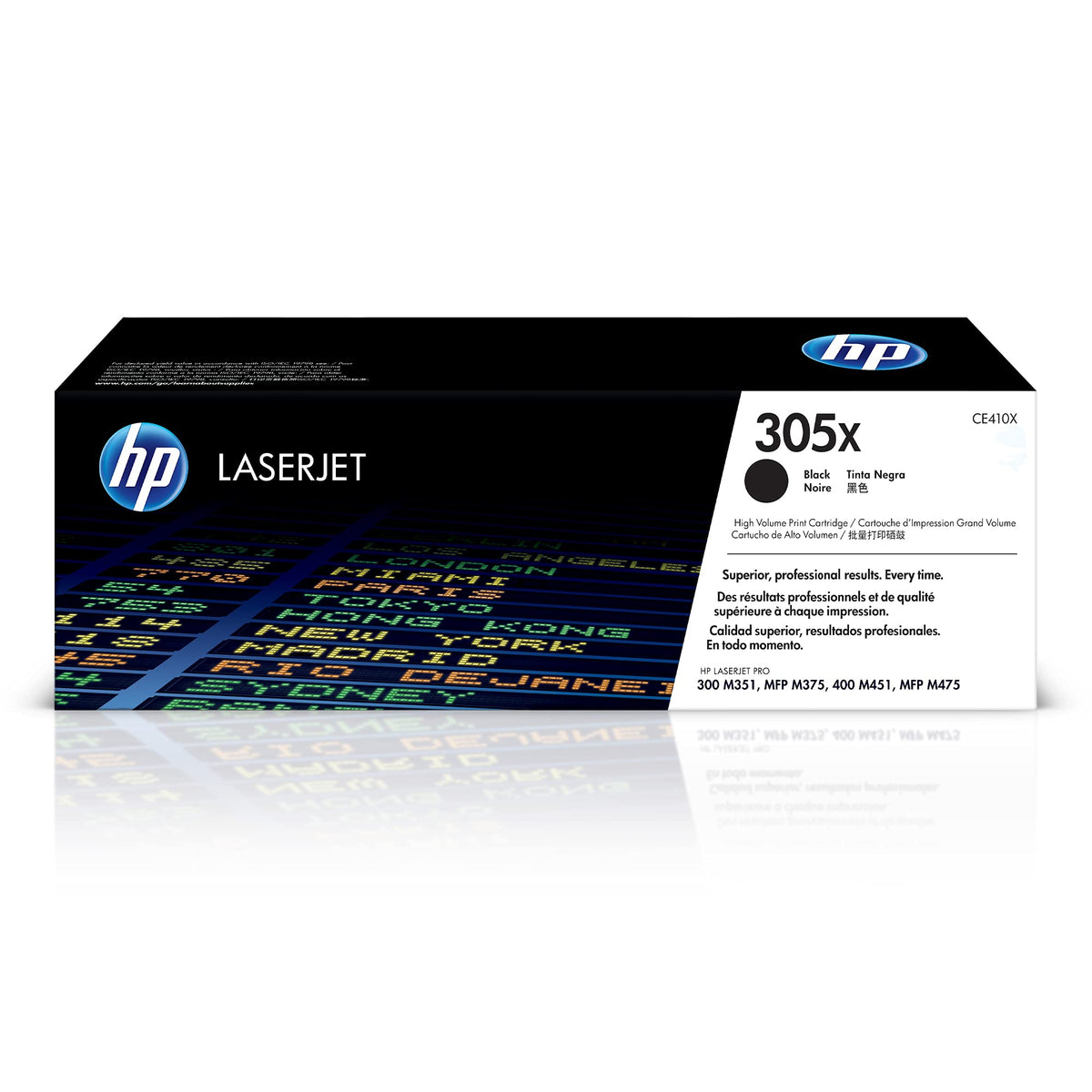 HP 305X (CE410X) Black High Yield LaserJet Cartridge Black High Yield