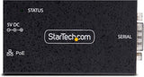 StarTech.com 1-Port Serial to Ethernet Adapter, 802.3af PoE Powered Se