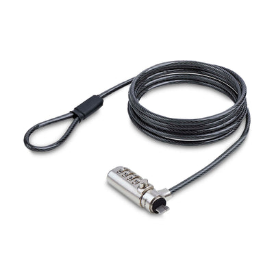 StarTech Laptop Nano Cable Lock 6.6FT Anti-Theft Security