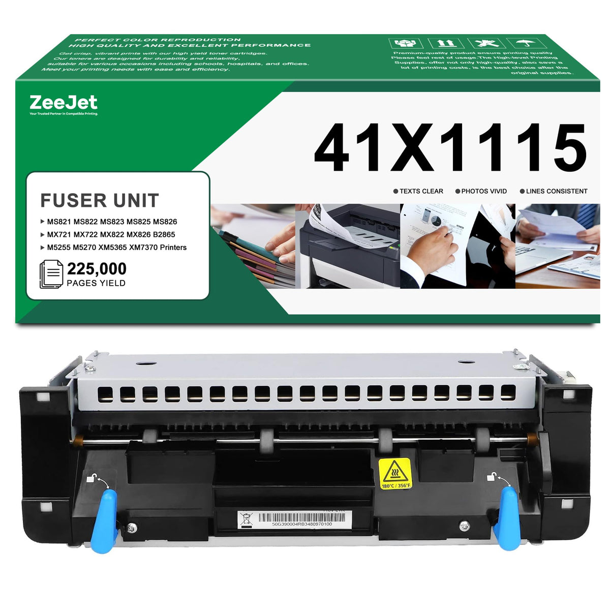 41X1115 Fuser Kit - 110V Replacement for Lexmark 41X1115 Fuser Mainten