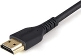StarTech.com Câble HDMI avec vis de verrouillage 2 m (6 pi) - 4K 60 Hz HDR - Haut