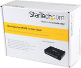 StarTech.com 4-Port USB 3.0 SuperSpeed Hub with Power Adapter - 5Gbps