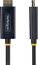 StarTech DisplayPort to HDMI Adapter Cable 10ft, Gripping HDMI Connect