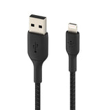Belkin BoostCharge Braided Lightning Cable - 6.6ft/2M - MFi Certified