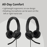 Kensington K83450WW H1000 USB-C On-Ear Headset