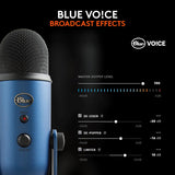 Logitech For Creators Blue Yeti USB Microphone for PC, Mac, Gaming, Re