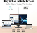 SHARP NEC MULTISYNC EA242WU-BK, 24IN MONITOR, 1920X1200, HDMI/DISPLAYPORT (IN/OUT)/USB-C INPUTS, PIVOT, USB HUB, SPEAKERS, HUMAN SENSOR