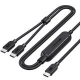 Cable Matters Braided USB C Multi Charging Cable - 6ft, Supports [140W