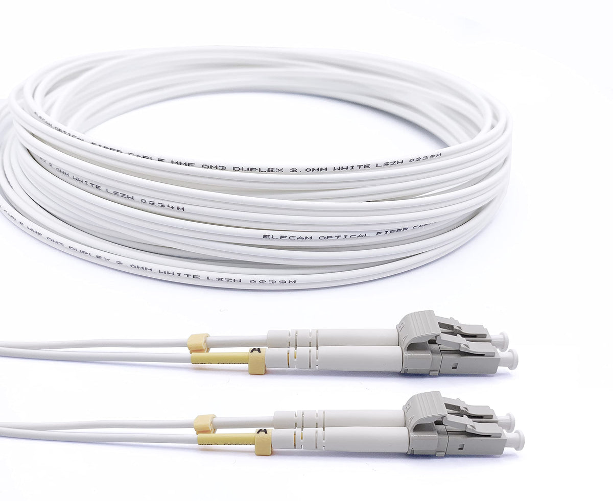 2M (6.6FT) LC TO LC (UPC) OM5 MULTIMODE FIBER OPTIC CABLE, 50/125 M DUPLEX LOMMF