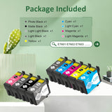 Remanufactured T760 760 Ink Cartridges for SureColor P600 Printer, 9 P