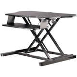 StarTech.com Corner Sit Stand Desk Converter with Keyboard Tray - Larg