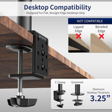 StarTech Wall Mount Workstation, VESA Mount for 32 Monitors (22LB/10KG), Fully Articulating Single Monitor Mount & Keyboard Tray W/Desktop Computer/PC