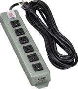 Waber By Tripp Lite UL24CB-15 Power Strip 6 Outlet 15FT Cord, Blue gra