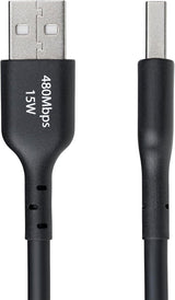 StarTech.com 15ft (4.5m) USB-A to USB-C Charging Cable, Charge & Sync,