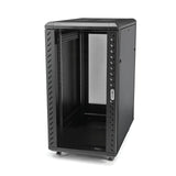 StarTech 25U Enterprise-Grade Server Rack Cabinet, 19in Enclosed 4-Pos