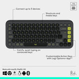 Logitech POP ICON Combo, Bluetooth Keyboard and Mouse Combo, Comfortab