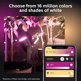 Philips Hue Lily Outdoor Smart LED Spotlight - White & Color Ambiance