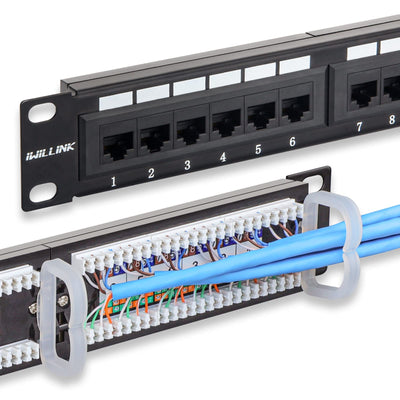 StarTech 48-PORT 2U Rackmount CAT6 Patch Panel, RJ45, UTP, 110 Punch-DOWN, CAT 6 Ethernet Patch Panel for Network Server Rack