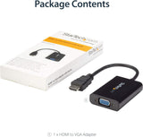 Adaptateur HDMI vers VGA StarTech.com - avec audio - 1080p - 1920 x 1080 -