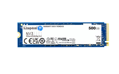 Kingston NV3 500GB M.2 2280 NVMe SSD | PCIe 4.0 Gen 4x4 | Up to 5000 M