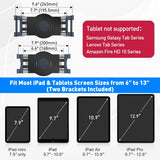 SECURE TABLET STAND, UP TO 10.5IN