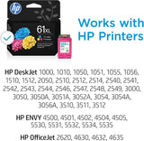 HP 61XL (CH564WN) Tri-color High Yield Original Ink Cartridge High Yie