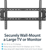 StarTech.com Flat Screen TV Wall Mount - Tilting - Supports 32